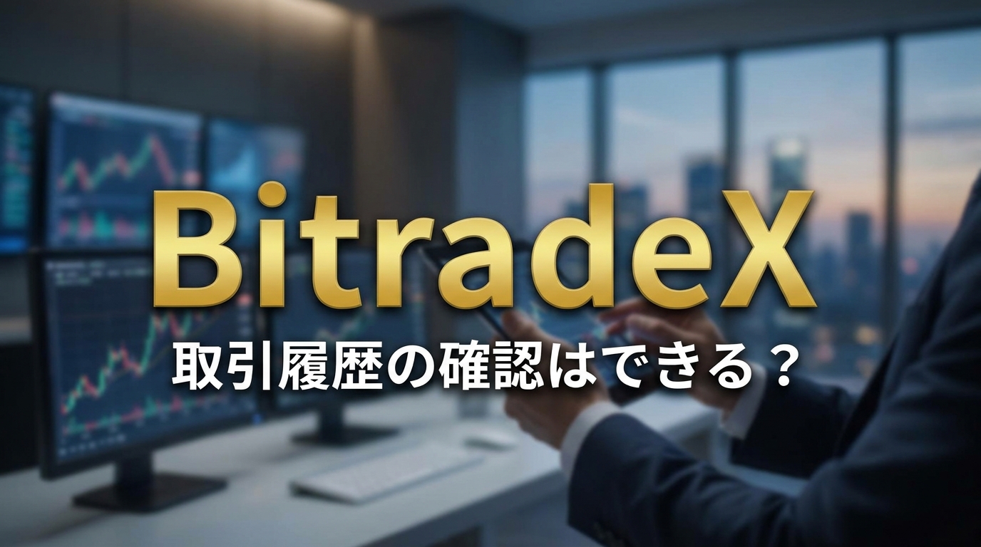 BitradeX　取引履歴の確認はできる？
