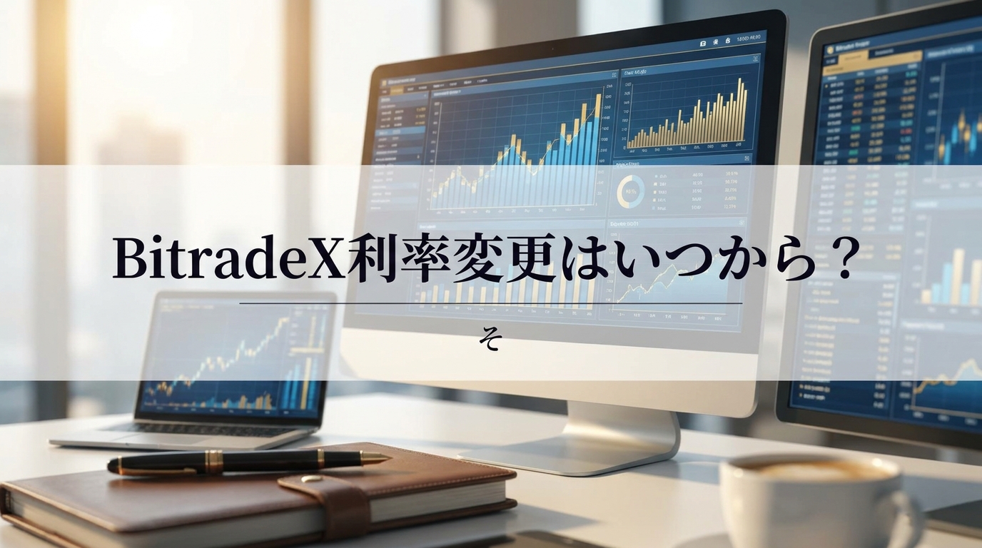 BitradeX利率変更はいつから?その理由は?