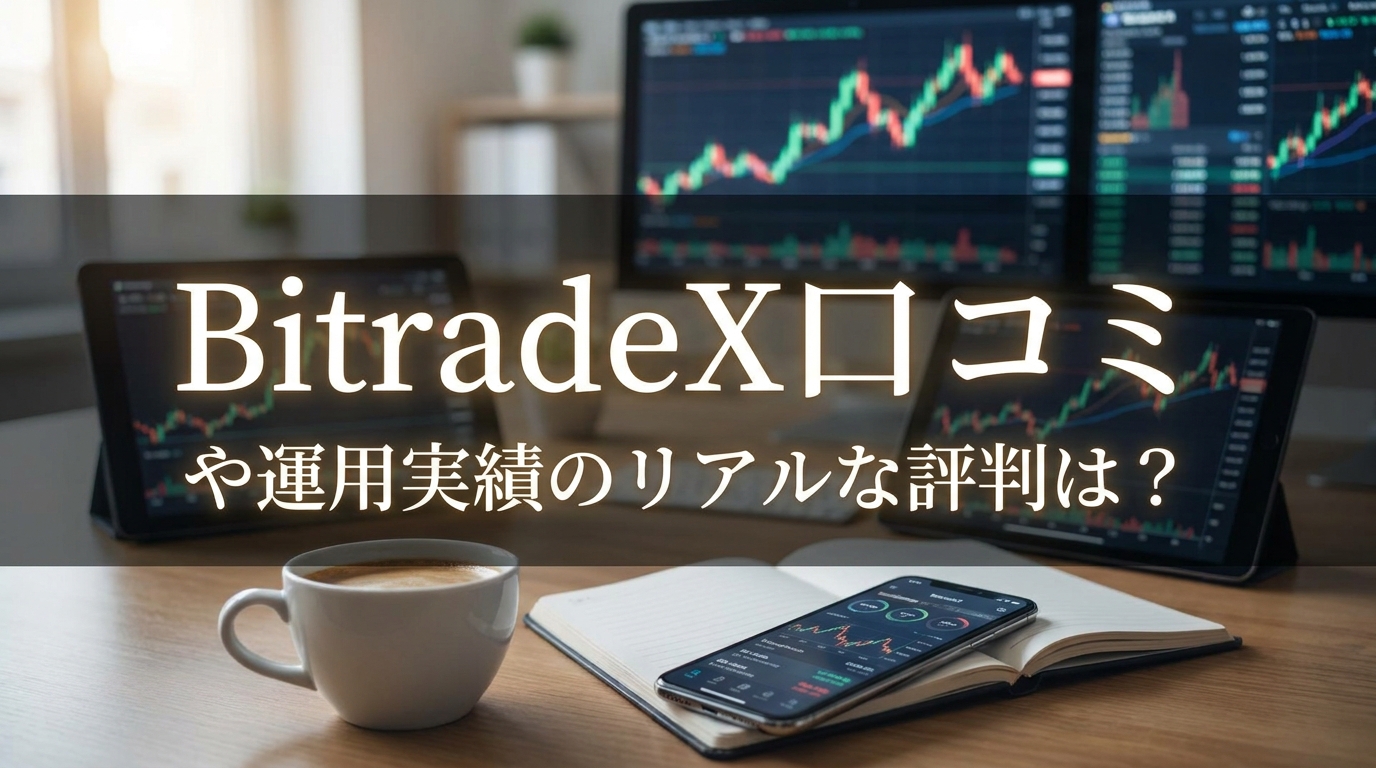 BitradeX口コミや運用実績のリアルな評判は？