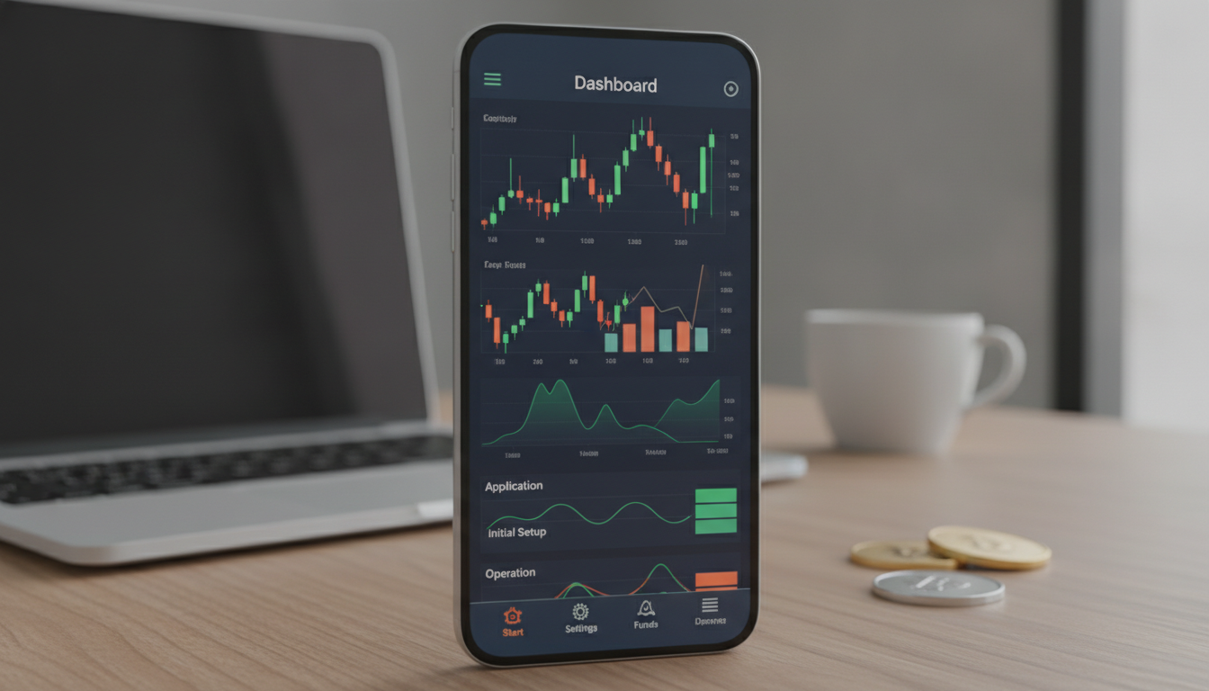 BitradeXはアプリだけで設定から運用まで完結できるんです